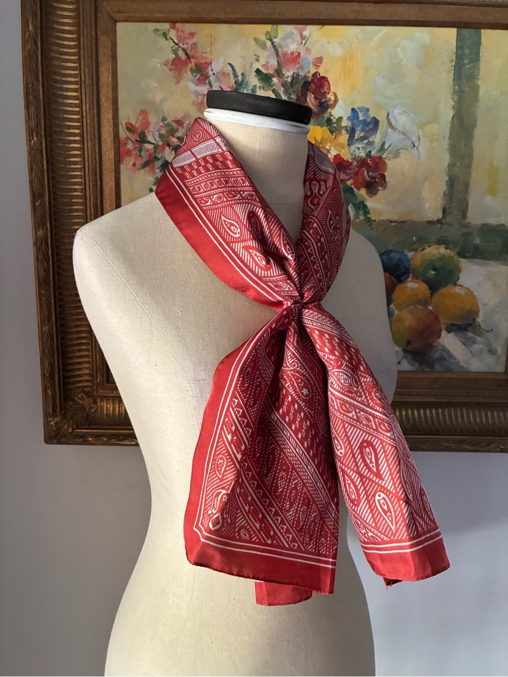Vintage Western Rustic Scarf or Purse Accessory